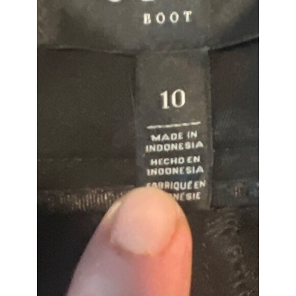 White House Black Market Womens Black Bootcut Dress Pants Size‎ 10 - Picture 2 of 8